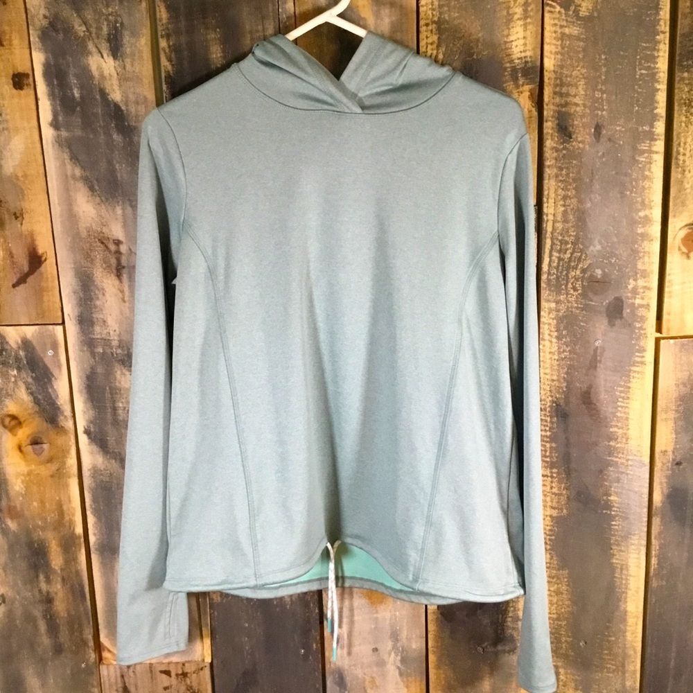 Avalanche light green pullover hoodie unisex size medium